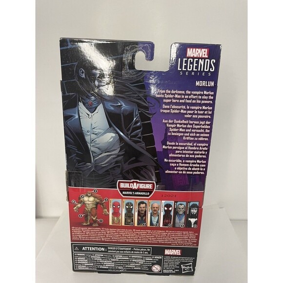 Marvel Legends Series Spider-Man Morlun Action Figure - Armadillo Build A Figure - Picture 8 of 9